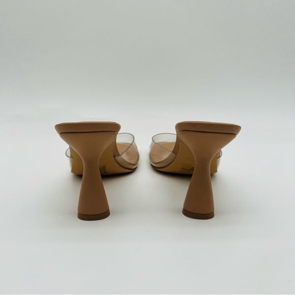 STEVE MADDEN Women's Elated Slide Sandal Tan Lucite - Picture 8 of 11